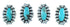 Turquoise And Sterling Silver Navajo Ring Size Size 6-3/4 RX109408